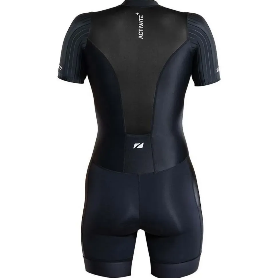 ZONE3 Traje de neopreno de manga corta para mujer Activate+