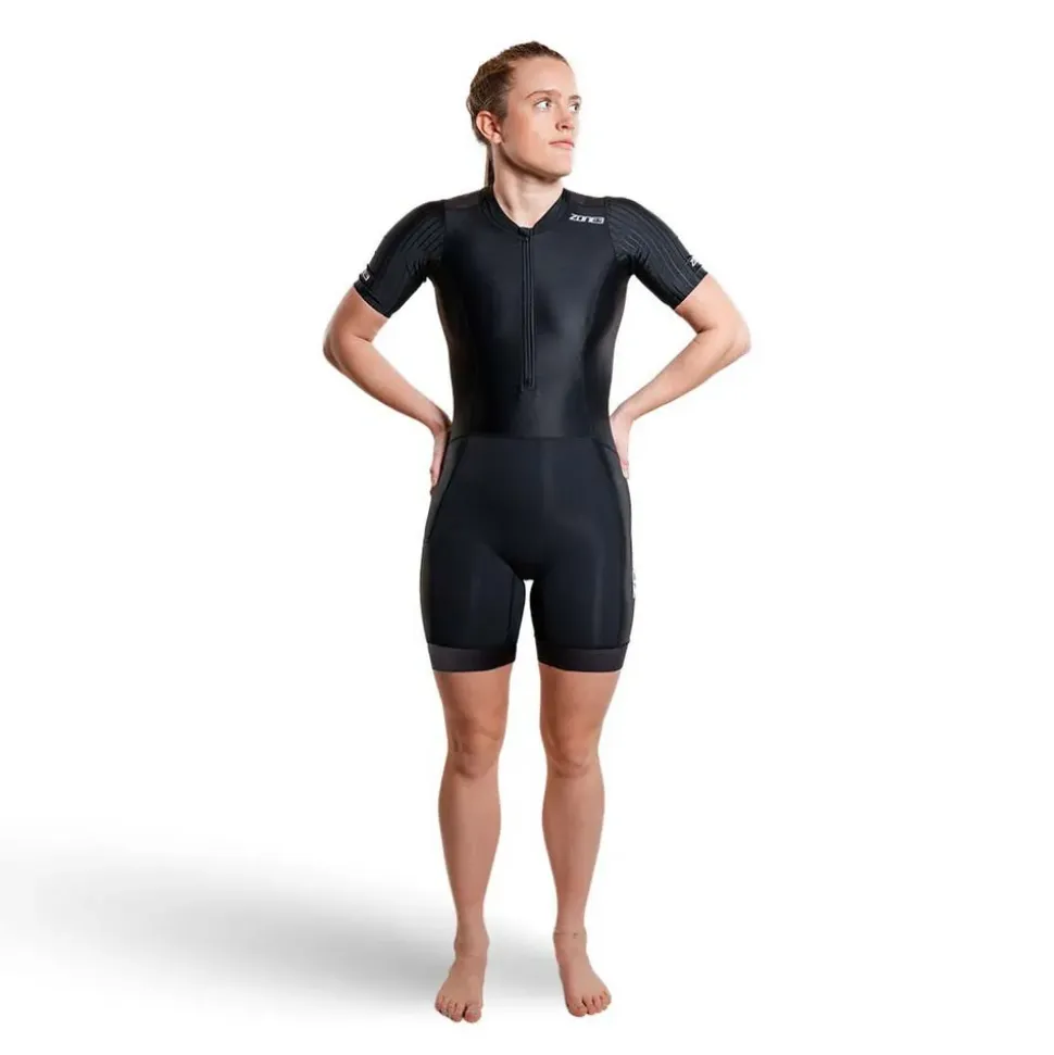 ZONE3 Traje de neopreno de manga corta para mujer Activate+
