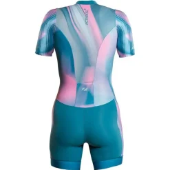 ZONE3 Traje de neopreno de manga corta para mujer Activate+
