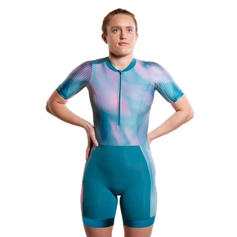 ZONE3 Traje de neopreno de manga corta para mujer Activate+