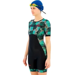 ZONE3 Traje de triatlón de manga corta Activate+ Tribal Rush