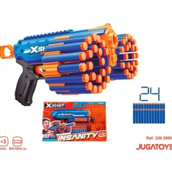 Zuru X-Shot Insanity Manic Blaster 24 Dardos 30x15x4 cm